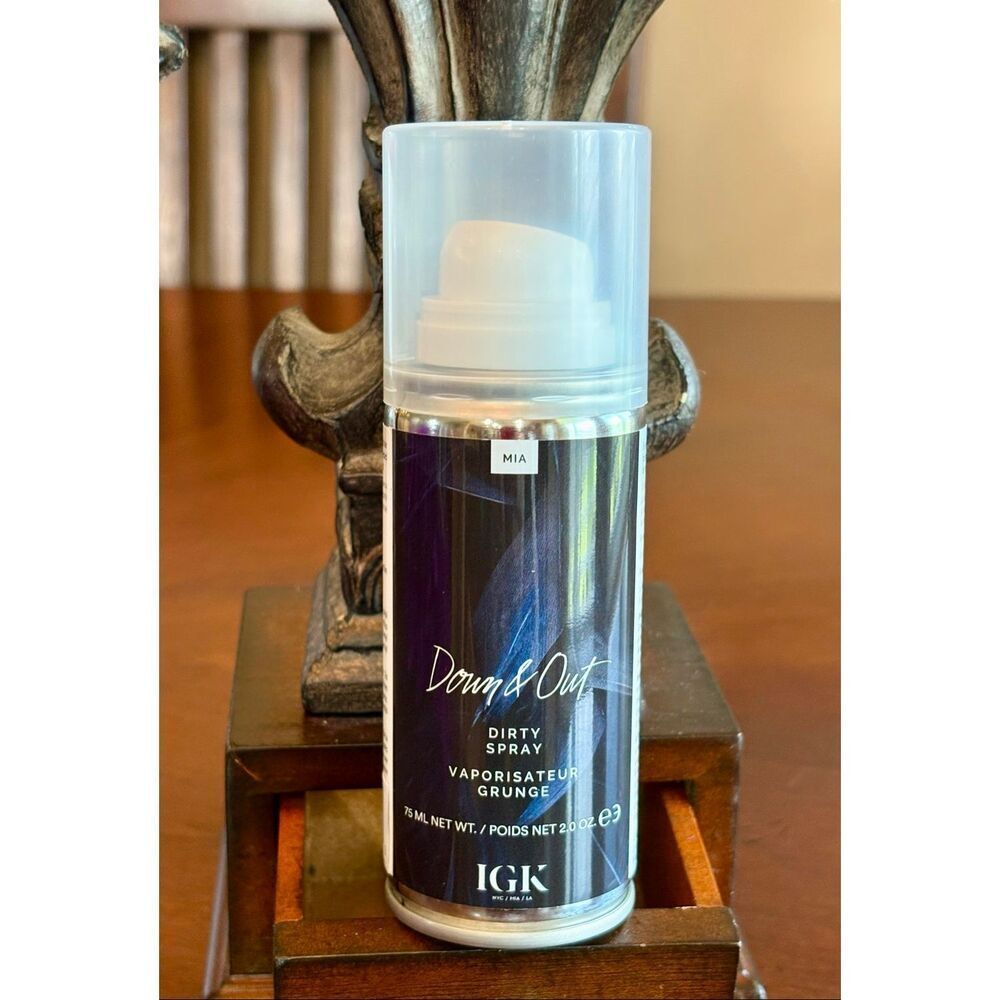 IGK - NWT Down & Out Dirty Spray/2 Oz Travel Size/Adds Grit & Piecey Separation